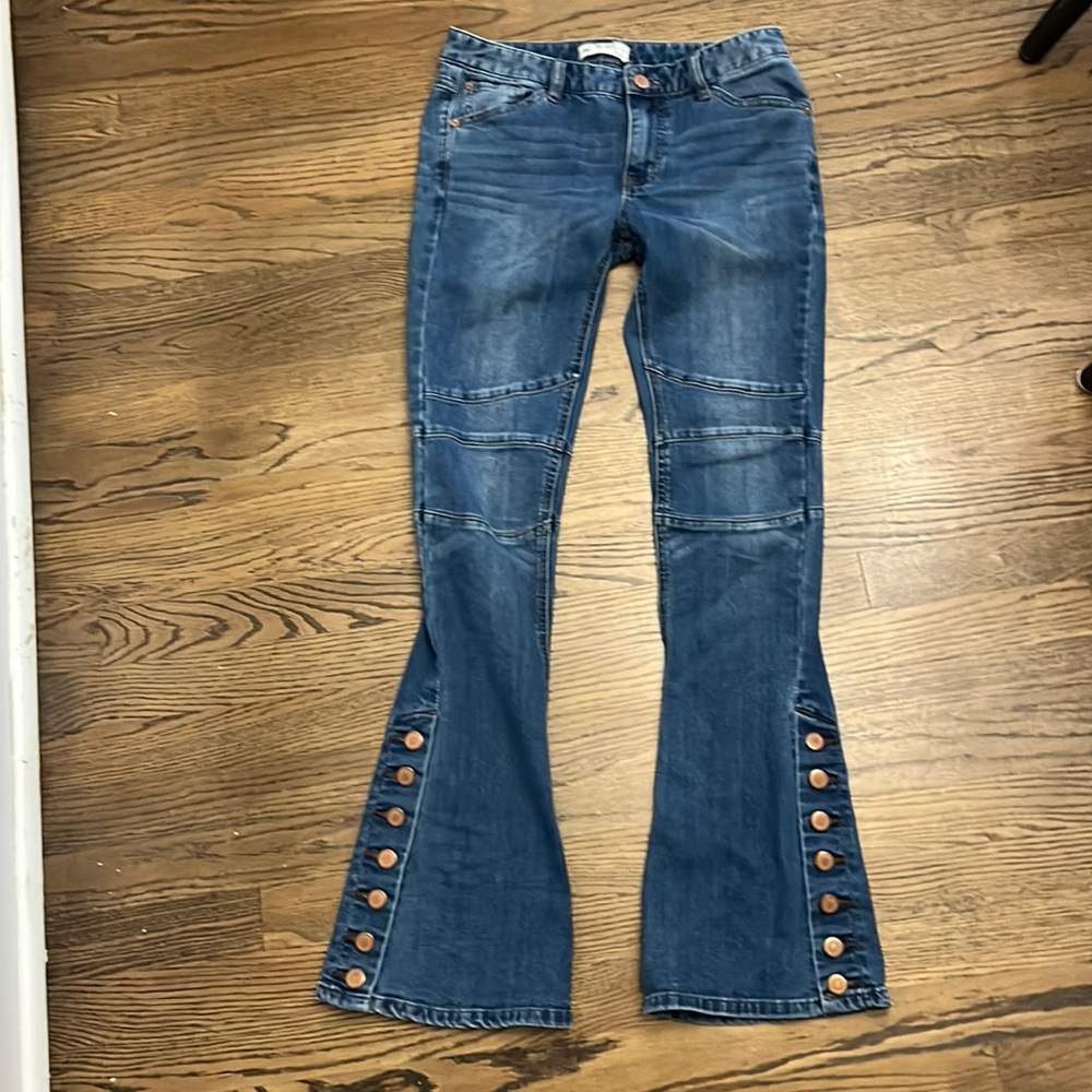 FREE PEOPLE DENIM FLARE JEANS